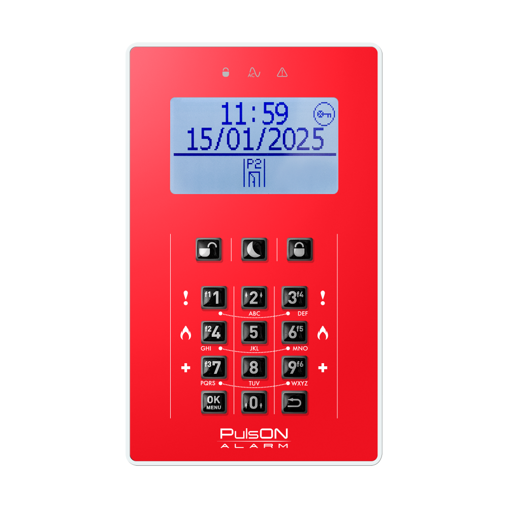 PULSON FRONT LCD/C RED
